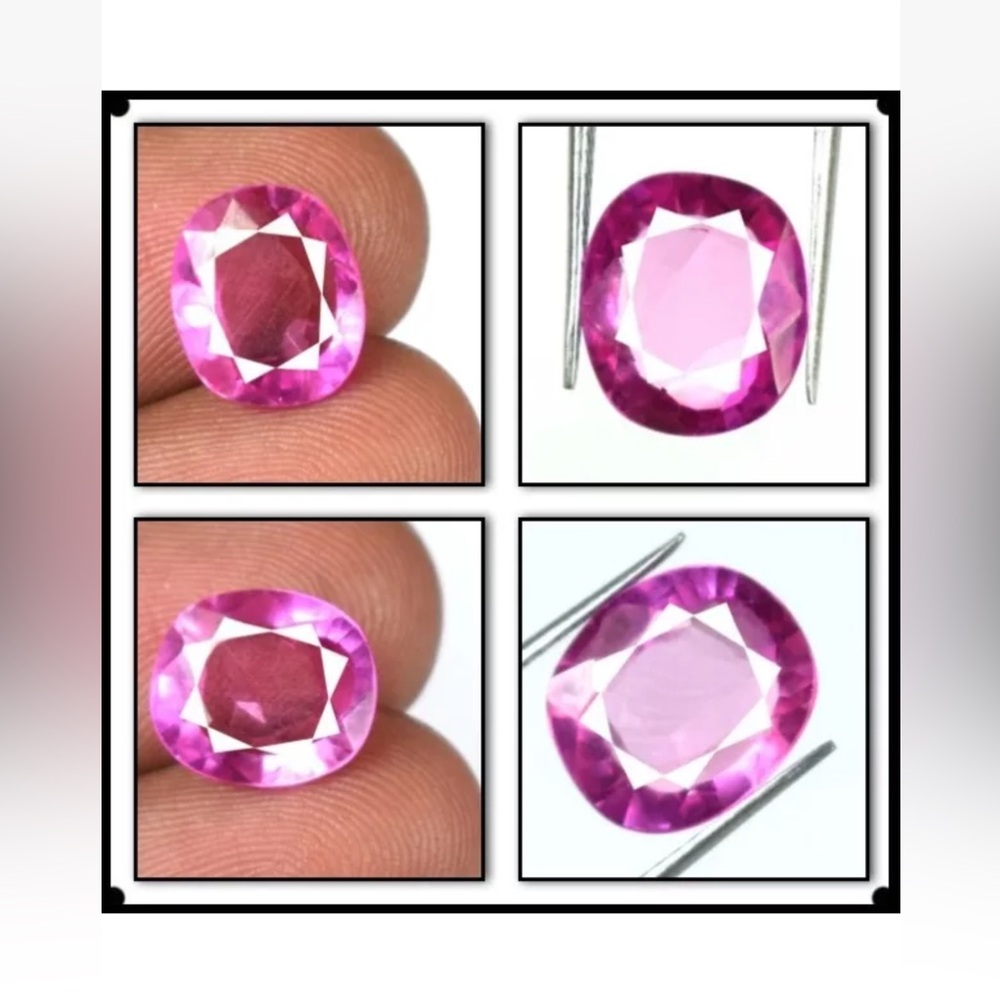 Brazilian Treated Pink Morganite Oval Gemstone 5.25 Ct Natural Certified